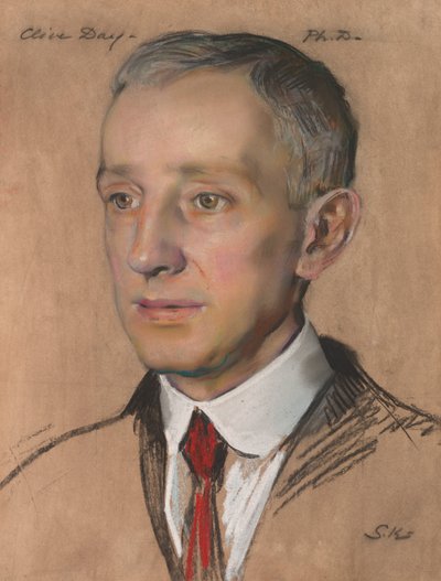 Clive Day B.A. 1892, professor i politisk økonomi 1907- af William Sergeant Kendall