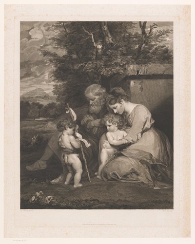 Hellig Familie med Johannes Døberen som Barn af William Sharp