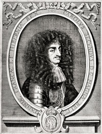 Charles II, konge af Storbritannien og Irland, 1800-tallet af William Sherwin