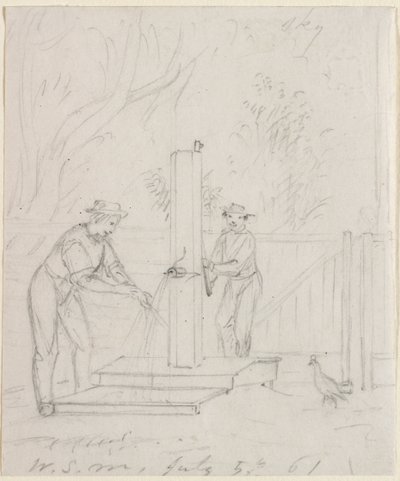 Ved pumpen af William Sidney Mount