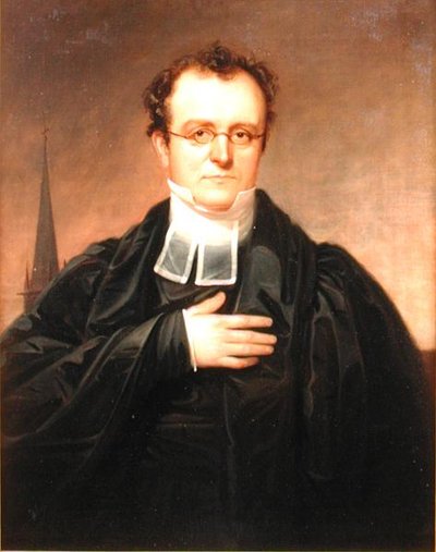 Biskop Benjamin Tredwell Onderdonk (1791-1861), ca. 1830-33 (olie på lærred) af William Sidney Mount