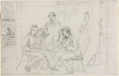 Catching a Tune, sandsynligvis 1867. af William Sidney Mount
