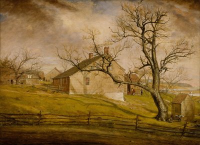 Long Island Farmhouses, 1862-63. af William Sidney Mount