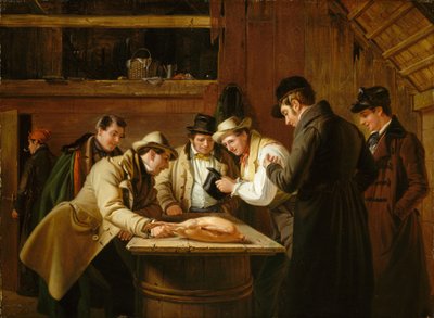 Tombolaen (Tombola for gåsen) af William Sidney Mount