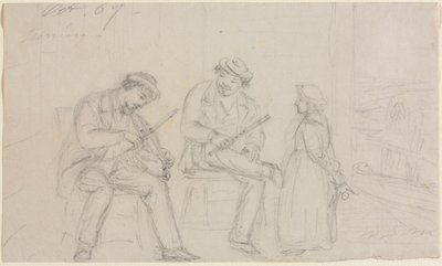 Tuning, 1867. af William Sidney Mount