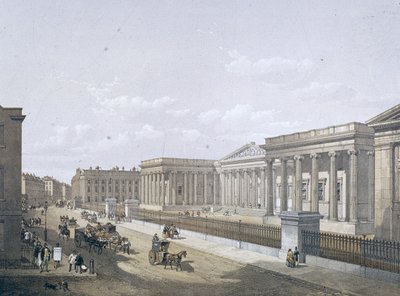 British Museum, Holborn, London, 1852 af William Simpson