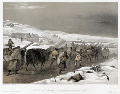 Britiske tropper på vej til Sevastopol, 1855 af William Crimea Simpson