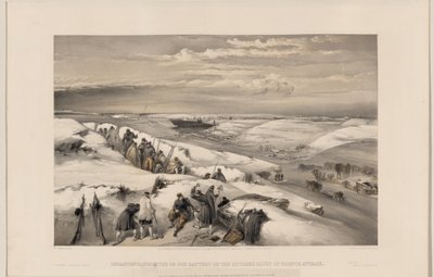 Sevastopol fra 26 kanon batteri, 1855 af William Crimea Simpson