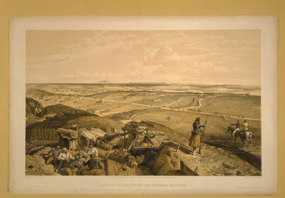 Bastion du Mat, Sevastopol, 1855 af William Crimea Simpson