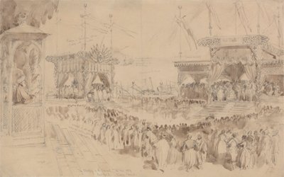 Suez-kanalens velsignelse, 16. november 1869 af William Simpson