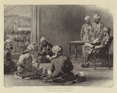 Nasrullah Khan derhjemme af William Small