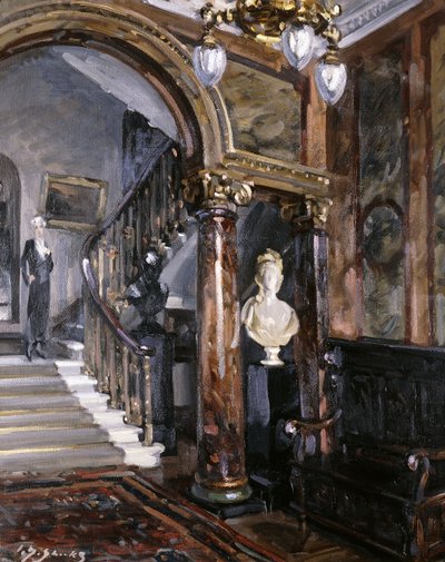 Et elegant interiør, Chez Nous af William Somerville Shanks