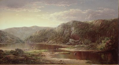 På Shenandoah, ca. 1860 af William Sonntag