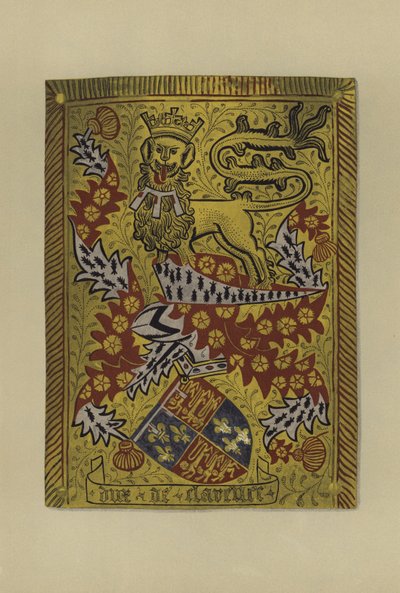 Sir George Plantagenet, jarl af Warwick og Salisbury og hertug af Clarence, 1461-1477-8 (chromolitho) af William St John Hope