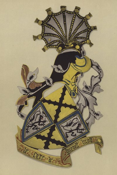 Sir Hugh Burnell, lord Burnell, 1406-1420 (chromolitho) af William St John Hope