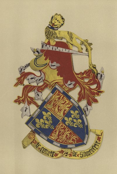 Sir John Beaufort, jarl af Somerset, 1397-1410 (chromolitho) af William St John Hope
