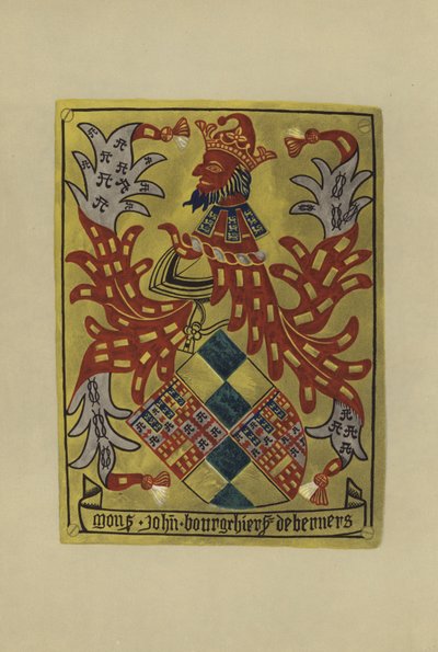 Sir John Bourchier, lord Berners, 1459-1474 (chromolitho) af William St John Hope