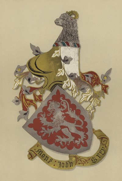 Sir John Grey, jarl af Tankerville, ca. 1419-1421 (chromolitho) af William St John Hope