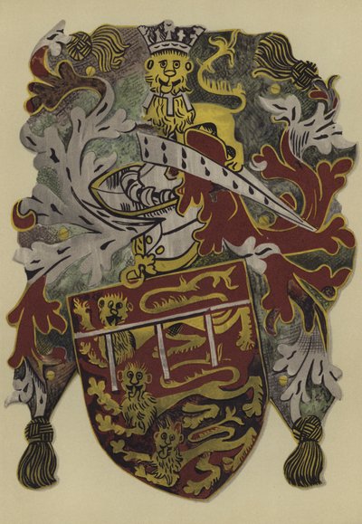 Sir John Mowbray, jarl af Surrey og Warenne, hertug af Norfolk og jarl marskal, 1472-1475-6 (chromolitho) af William St John Hope