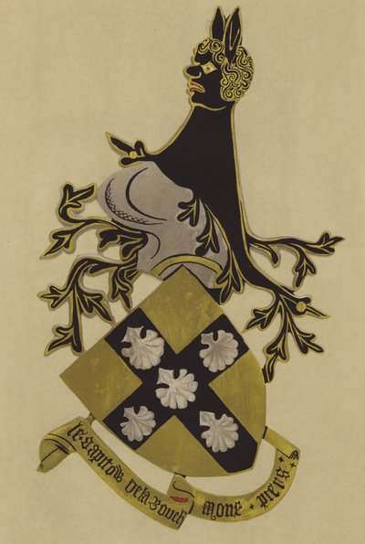 Sir John de Grailly, Captal de Buch, 1348-1377 (chromolitho) af William St John Hope