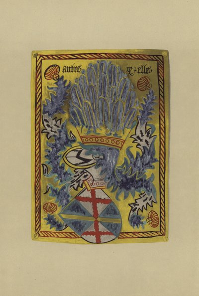 Sir John le Scrope, lord Scrope af Bolton, 1461-1498 (chromolitho) af William St John Hope