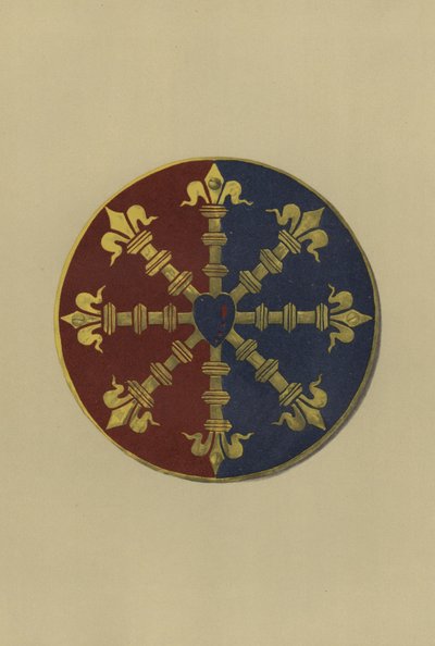 Sir Ralph Bassett, lord Bassett af Drayton, 1368-1390 (chromolitho) af William St John Hope
