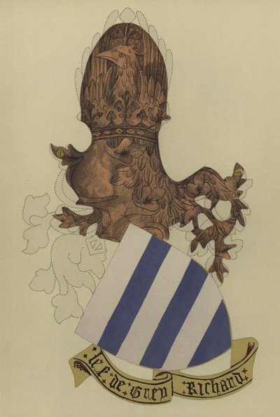 Sir Richard Grey, lord Grey af Codnor, 1404-1418 (chromolitho) af William St John Hope