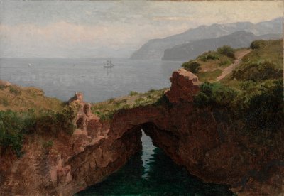 Natural Arch, Capri, 1856. af William Stanley Haseltine