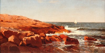 Rocky Shore, 1862 af William Stanley Haseltine