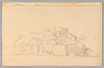 Studie af landskab, Spezia, Italien af William Stanley Haseltine