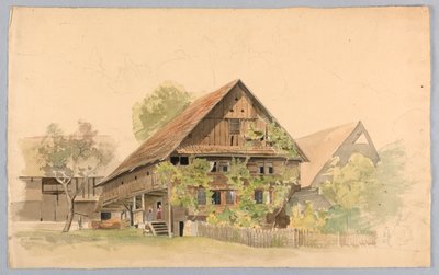Studie af landskab, Schweiz af William Stanley Haseltine