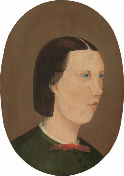 Blue Eyes, ca. 1850 (olie på træ) af William Stephen Coleman