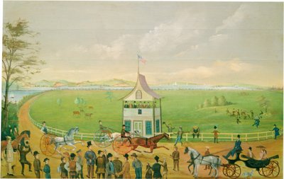 The Finish, ca. 1860 (olie på træ) af William Stephen Coleman