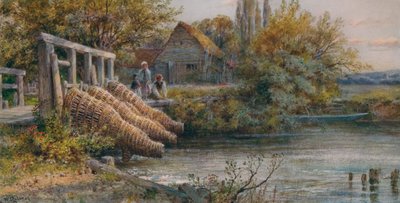 The Weir, c1875 af William Stephen Coleman