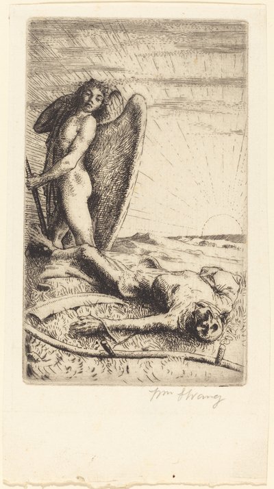 Døden besejret af William Strang