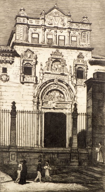Doorway, Santa Cruz, Toledo af William Strang