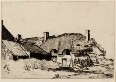 Gård i Bretagne af William Strang