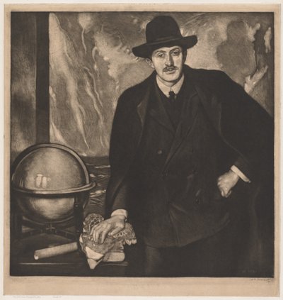John Masefield. af William Strang