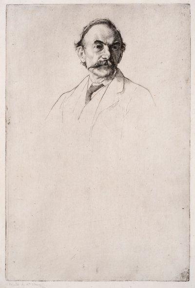 Portræt af Thomas Hardy No.1 af William Strang