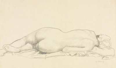 Liggende nøgen. af William Strang