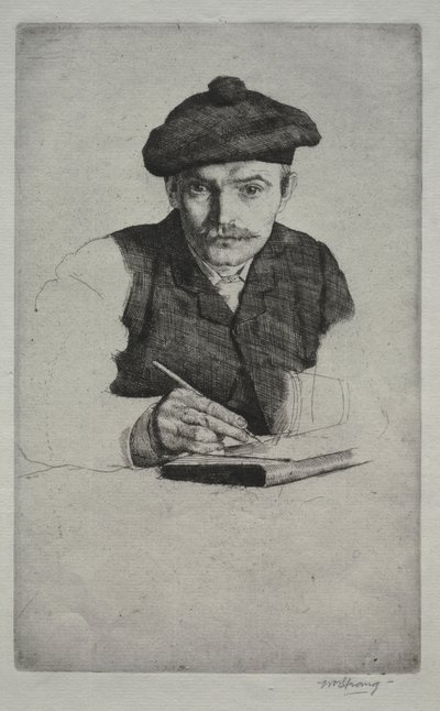 Selvportræt af William Strang