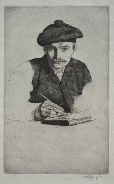 Selvportræt, 1885. af William Strang