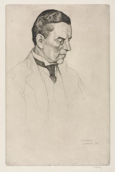 The Right Honourable Joseph Austen Chamberlain, 1903. af William Strang