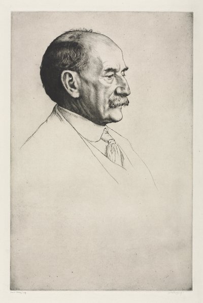 Thomas Hardy, Højrevendt af William Strang