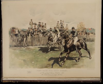 Ponyløb for polo ponyer af William Sullivant Vanderbilt Allen