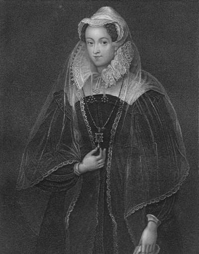 Mary, Queen of Scots, begyndelsen af midten af det 19. århundrede. af William Thomas Fry