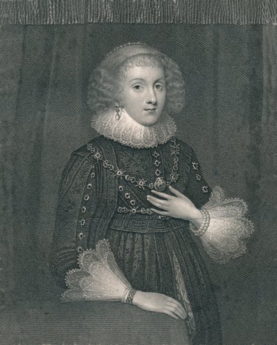 Mary Sidney, grevinde af Pembroke, begyndelsen af det 19. århundrede. af William Thomas Fry