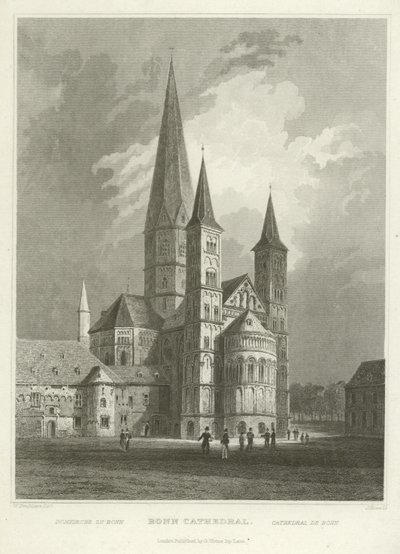 Bonn katedral af William Tombleson