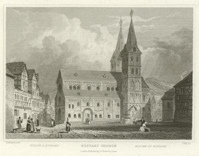 Boppart kirke af William Tombleson