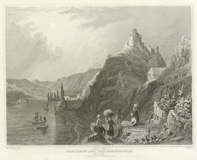Braubach og Marksburgh af William Tombleson